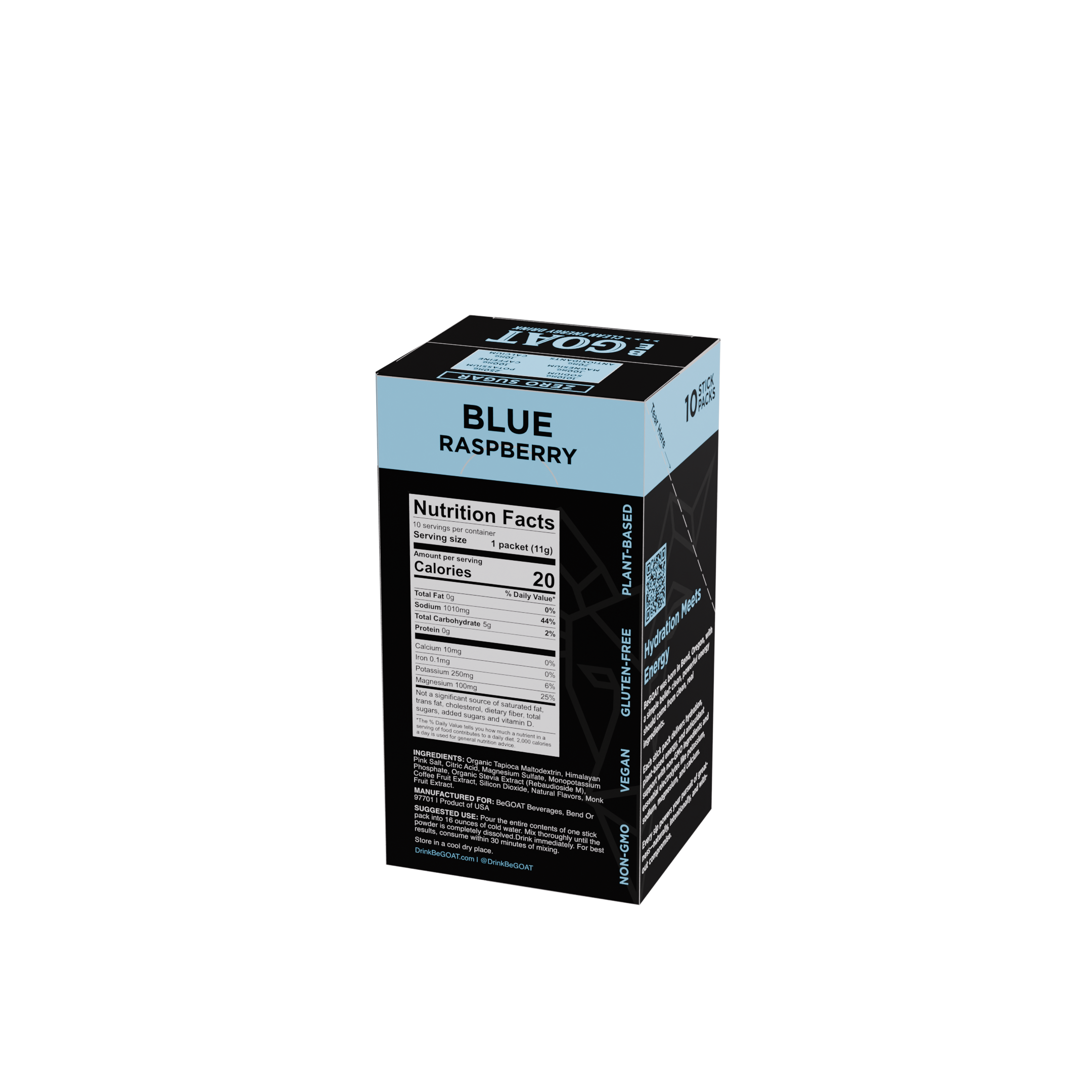 Blue Raspberry Stick Pack (10-Pack)